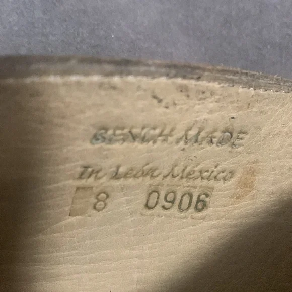 Bed Stu 8 black leather distressed 2 zippers - Picture 8 of 9